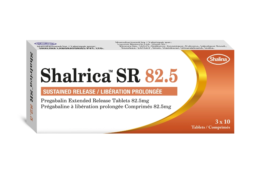 Comprimés Shalrica SR 82,5